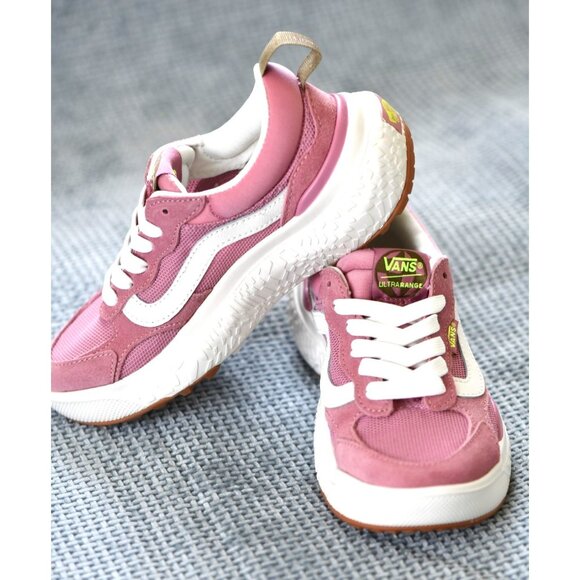 New! Size: 4.5 Women/3 Big Kid | Vans UltraRange NEO VR3 | Pink/White - Picture 13 of 16